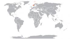 विश्व मानचित्र पर नॉर्वे कहाँ स्थित है?